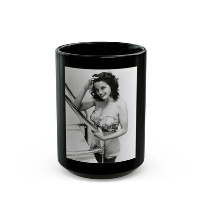 Jane Russell #199 (Vintage Female Icon) Black Coffee Mug 15oz - Go Mug Yourself