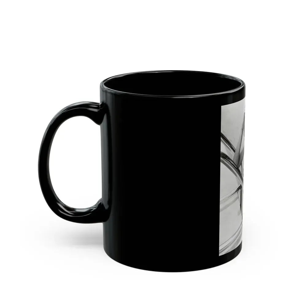Jane Russell #199 (Vintage Female Icon) Black Coffee Mug - Go Mug Yourself