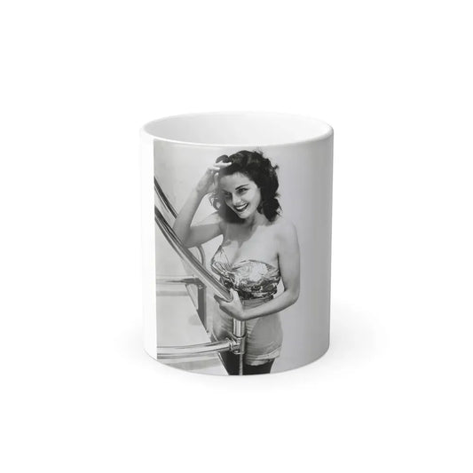Jane Russell #199 (Vintage Female Icon) Color Changing Coffee Mug 11oz - Go Mug Yourself