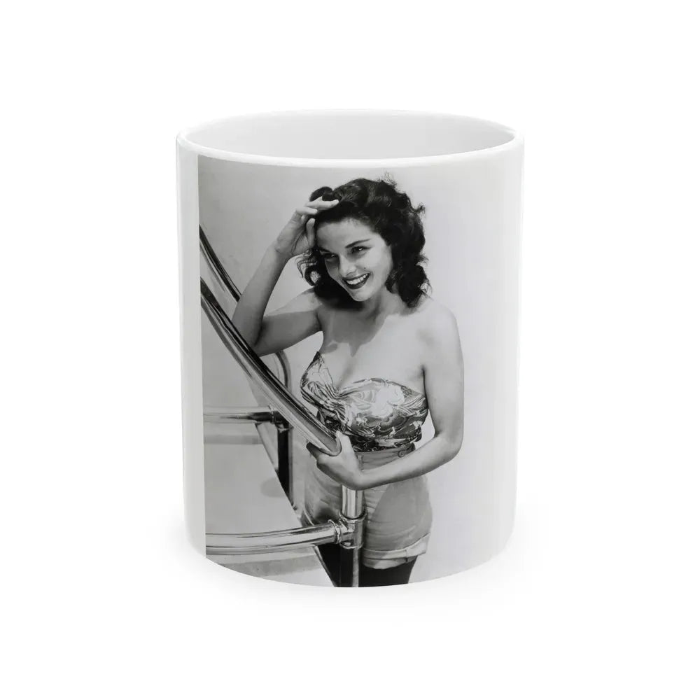 Jane Russell #199 (Vintage Female Icon) White Coffee Mug 11oz - Go Mug Yourself