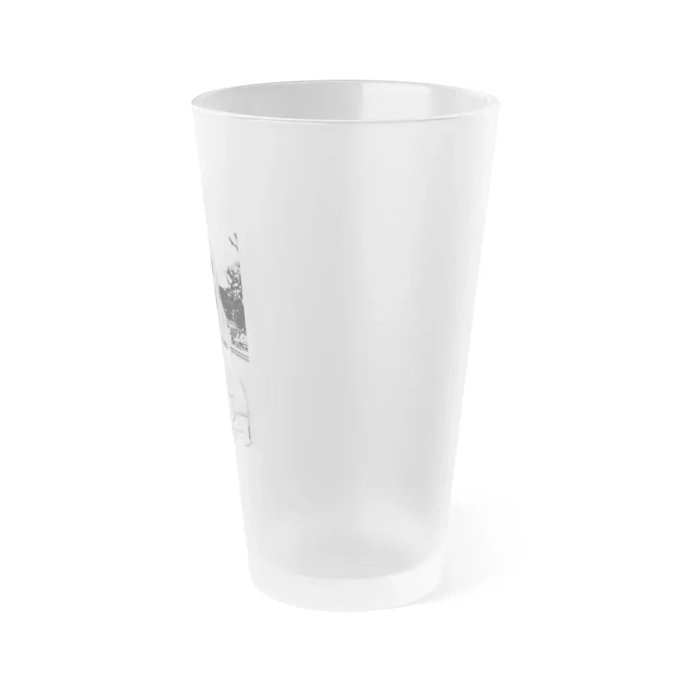 Jane Russell #205 (Vintage Female Icon) Frosted Pint Glass 16oz - Go Mug Yourself