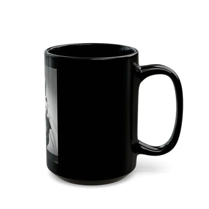 Jane Russell #206 (Vintage Female Icon) Black Coffee Mug - Go Mug Yourself