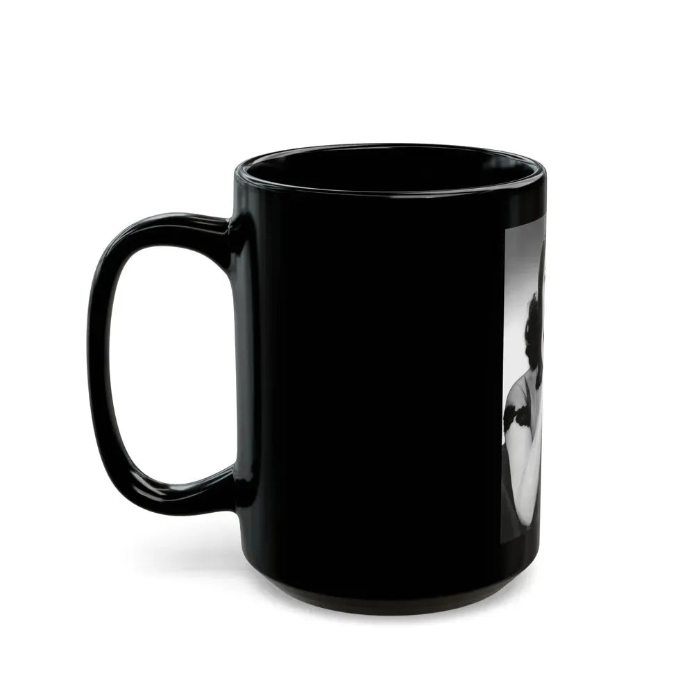 Jane Russell #206 (Vintage Female Icon) Black Coffee Mug - Go Mug Yourself