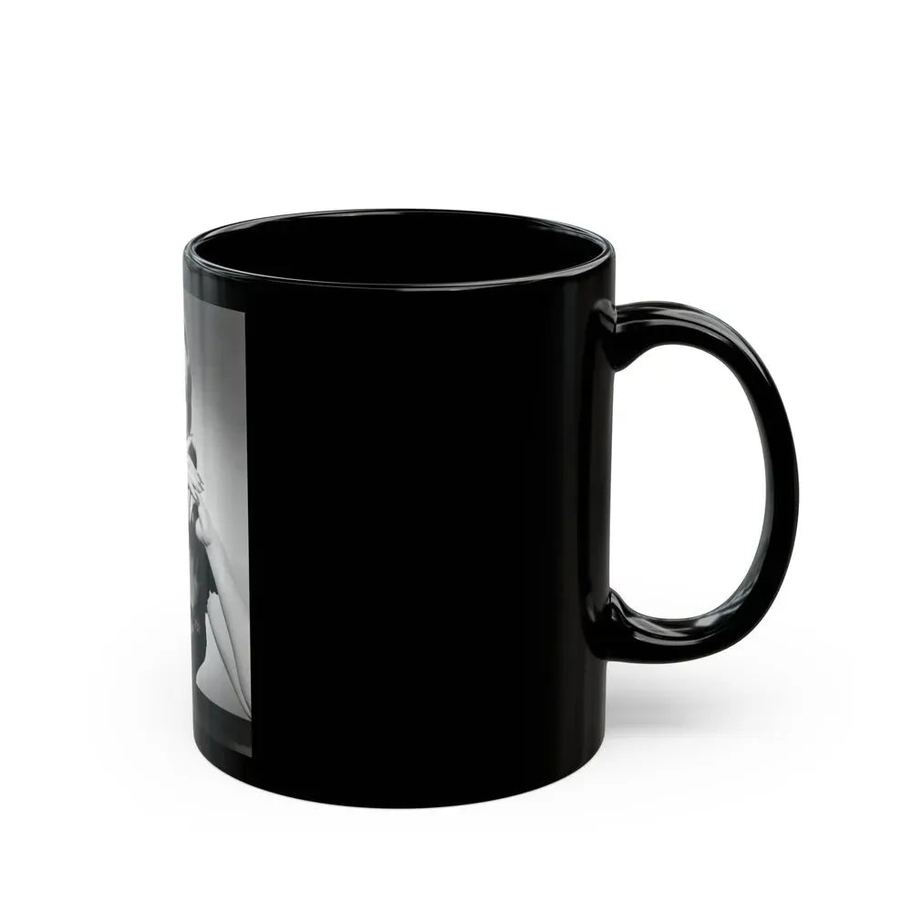 Jane Russell #206 (Vintage Female Icon) Black Coffee Mug - Go Mug Yourself