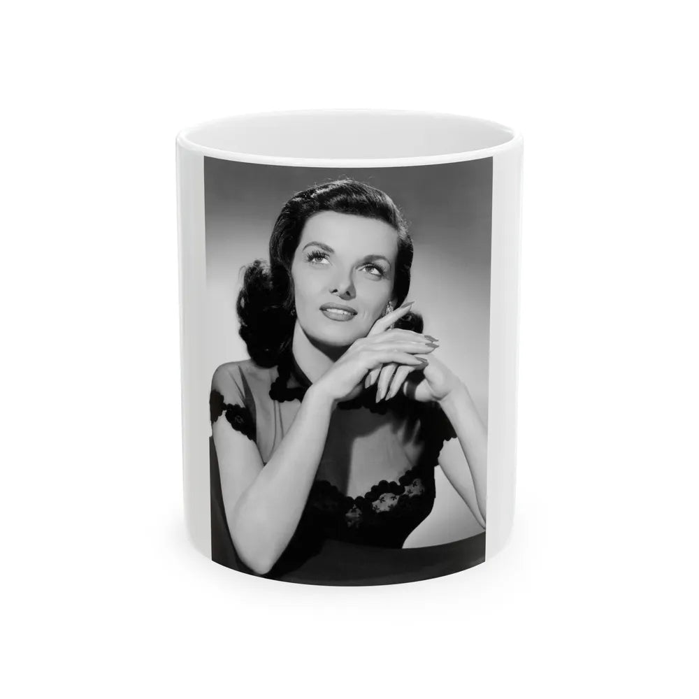 Jane Russell #206 (Vintage Female Icon) White Coffee Mug-11oz-Go Mug Yourself