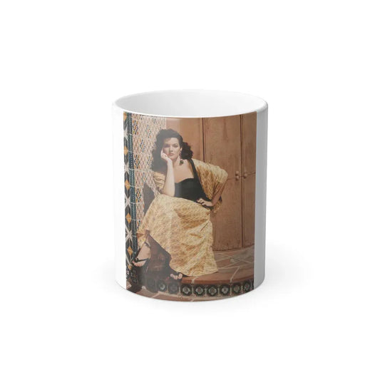 Jane Russell #207 (Vintage Female Icon) Color Changing Mug 11oz 11oz - Go Mug Yourself