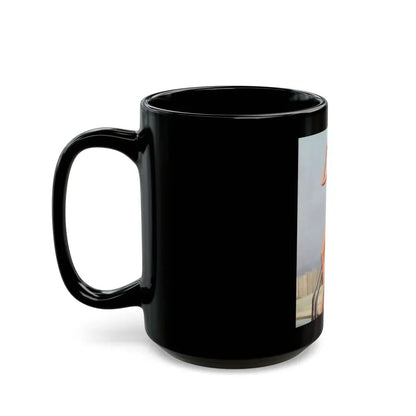 Jane Russell #209 (Vintage Female Icon) Black Coffee Mug - Go Mug Yourself