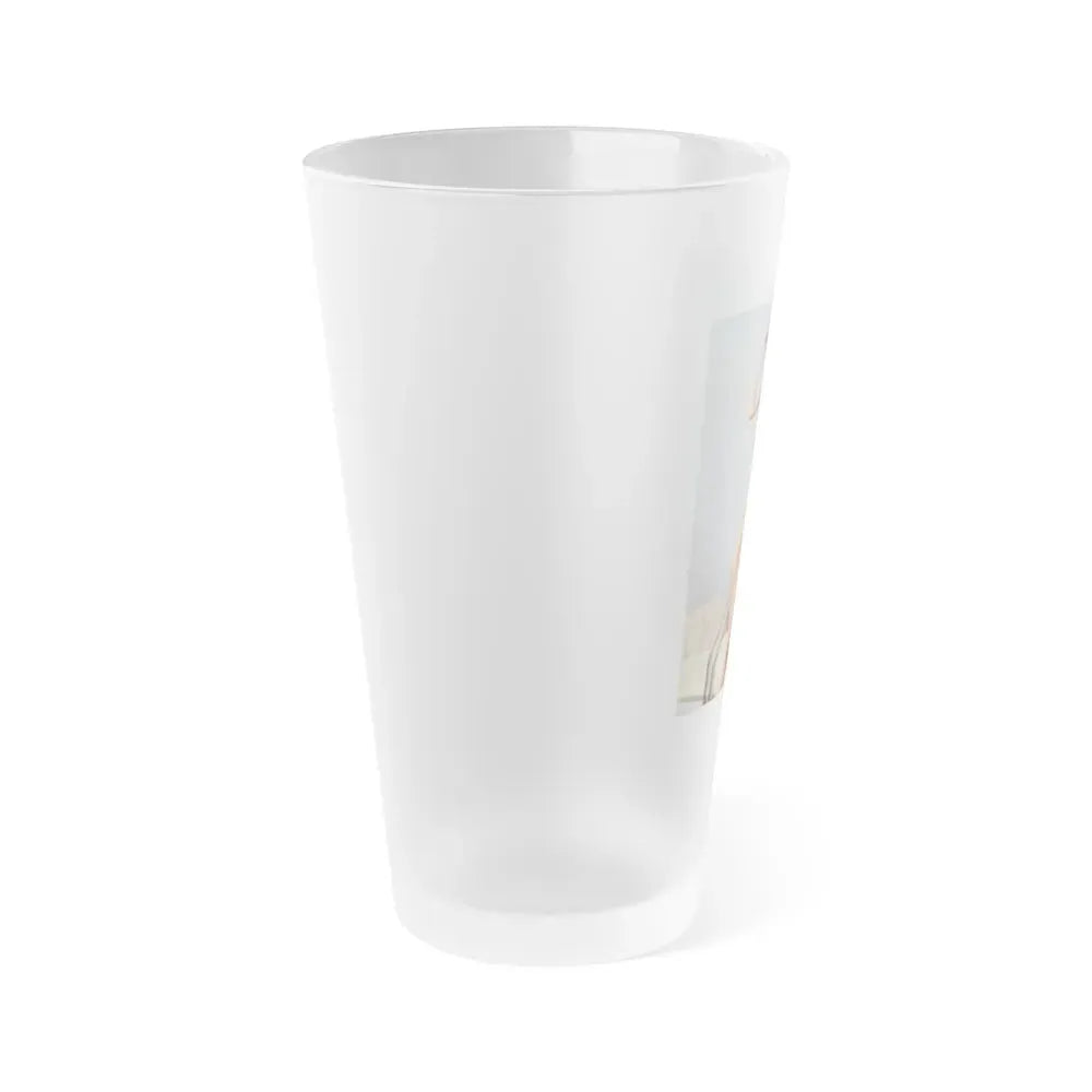 Jane Russell #209 (Vintage Female Icon) Frosted Pint Glass 16oz - Go Mug Yourself