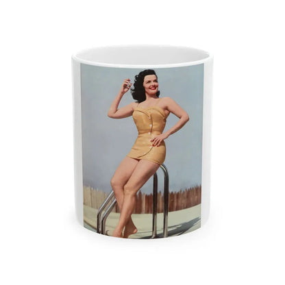Jane Russell #209 (Vintage Female Icon) White Coffee Mug 11oz - Go Mug Yourself