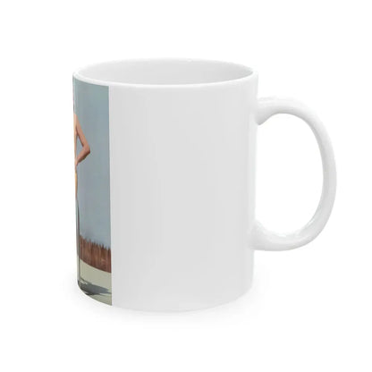 Jane Russell #209 (Vintage Female Icon) White Coffee Mug - Go Mug Yourself