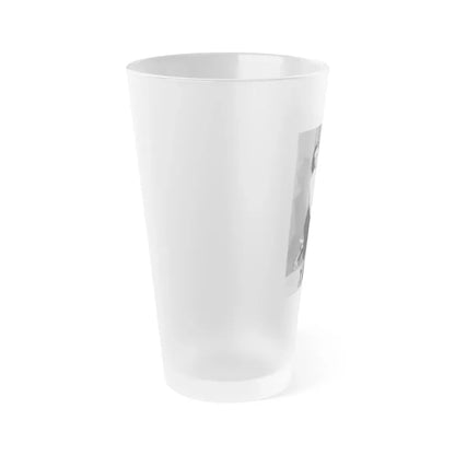 Jane Russell #210 (Vintage Female Icon) Frosted Pint Glass 16oz - Go Mug Yourself