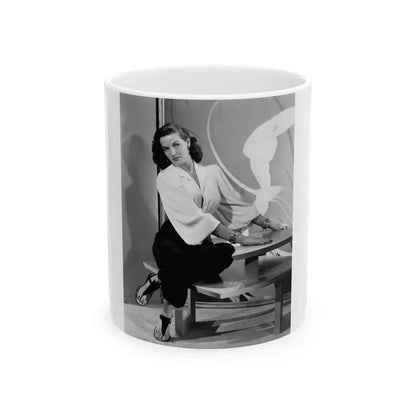 Jane Russell #210 (Vintage Female Icon) White Coffee Mug 11oz - Go Mug Yourself