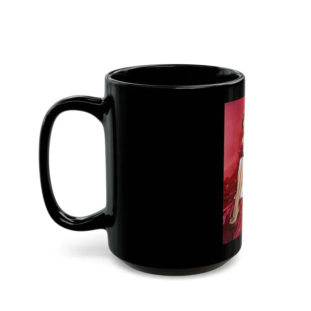 Jane Russell #211 (Vintage Female Icon) Black Coffee Mug - Go Mug Yourself