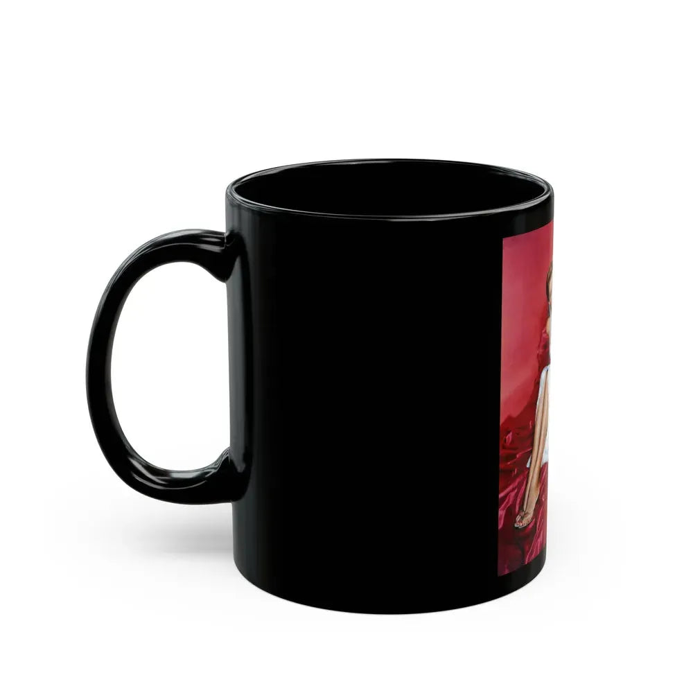 Jane Russell #211 (Vintage Female Icon) Black Coffee Mug - Go Mug Yourself