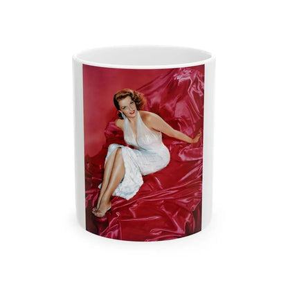 Jane Russell #211 (Vintage Female Icon) White Coffee Mug 11oz - Go Mug Yourself