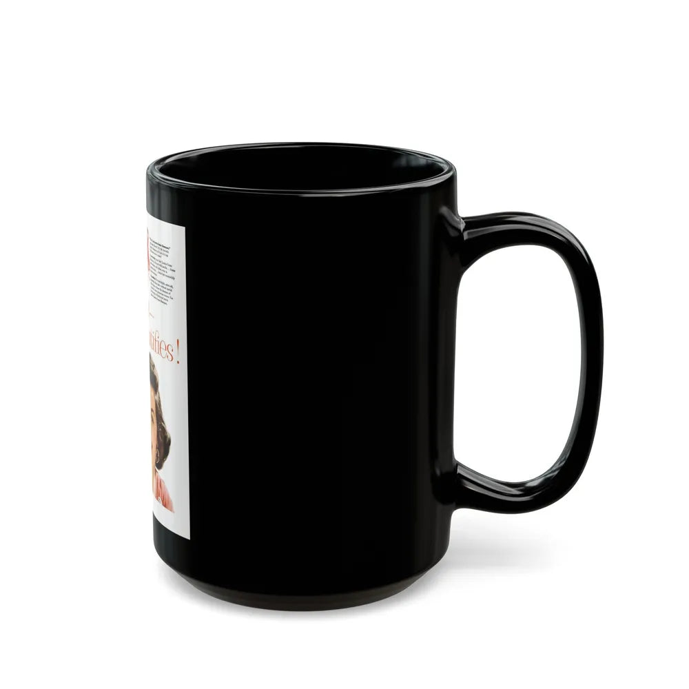 Jane Russell #215 - Vintage Shampoo Add (Vintage Female Icon) Black Coffee Mug-Go Mug Yourself