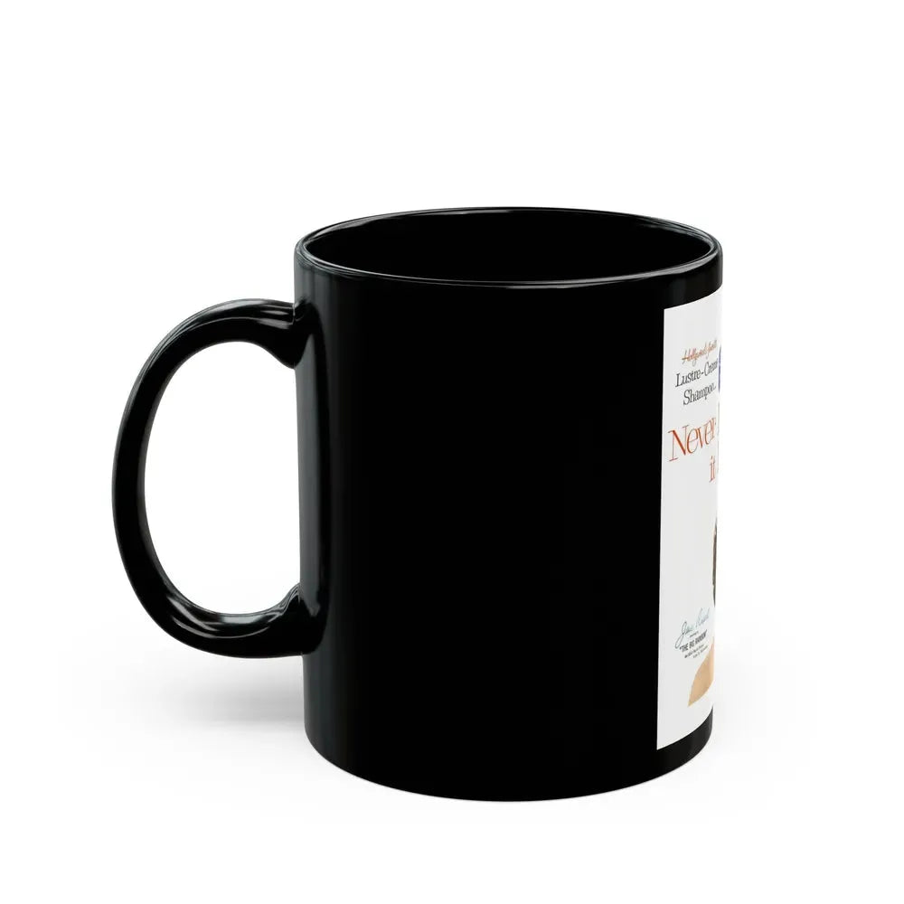 Jane Russell #215 - Vintage Shampoo Add (Vintage Female Icon) Black Coffee Mug - Go Mug Yourself