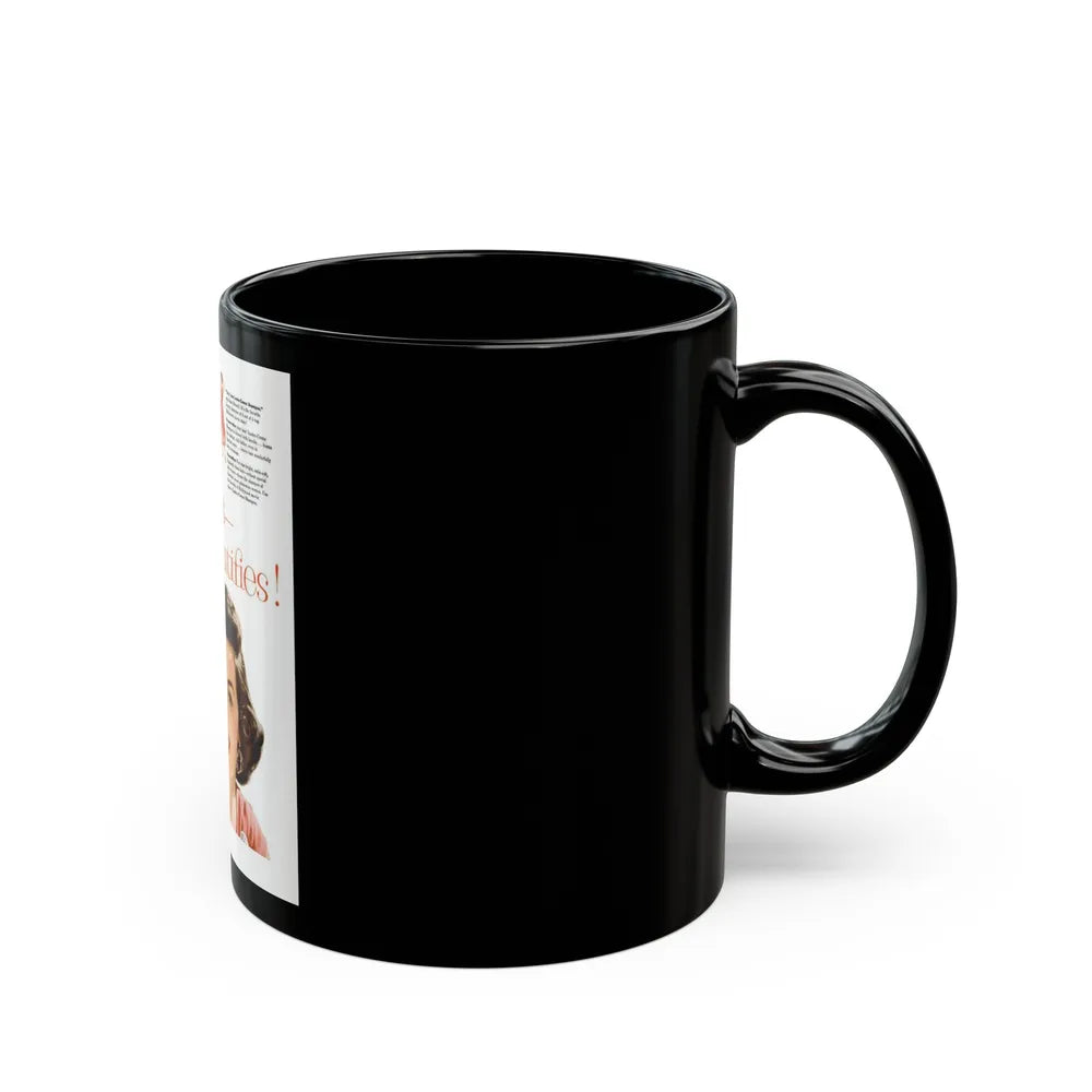 Jane Russell #215 - Vintage Shampoo Add (Vintage Female Icon) Black Coffee Mug-Go Mug Yourself