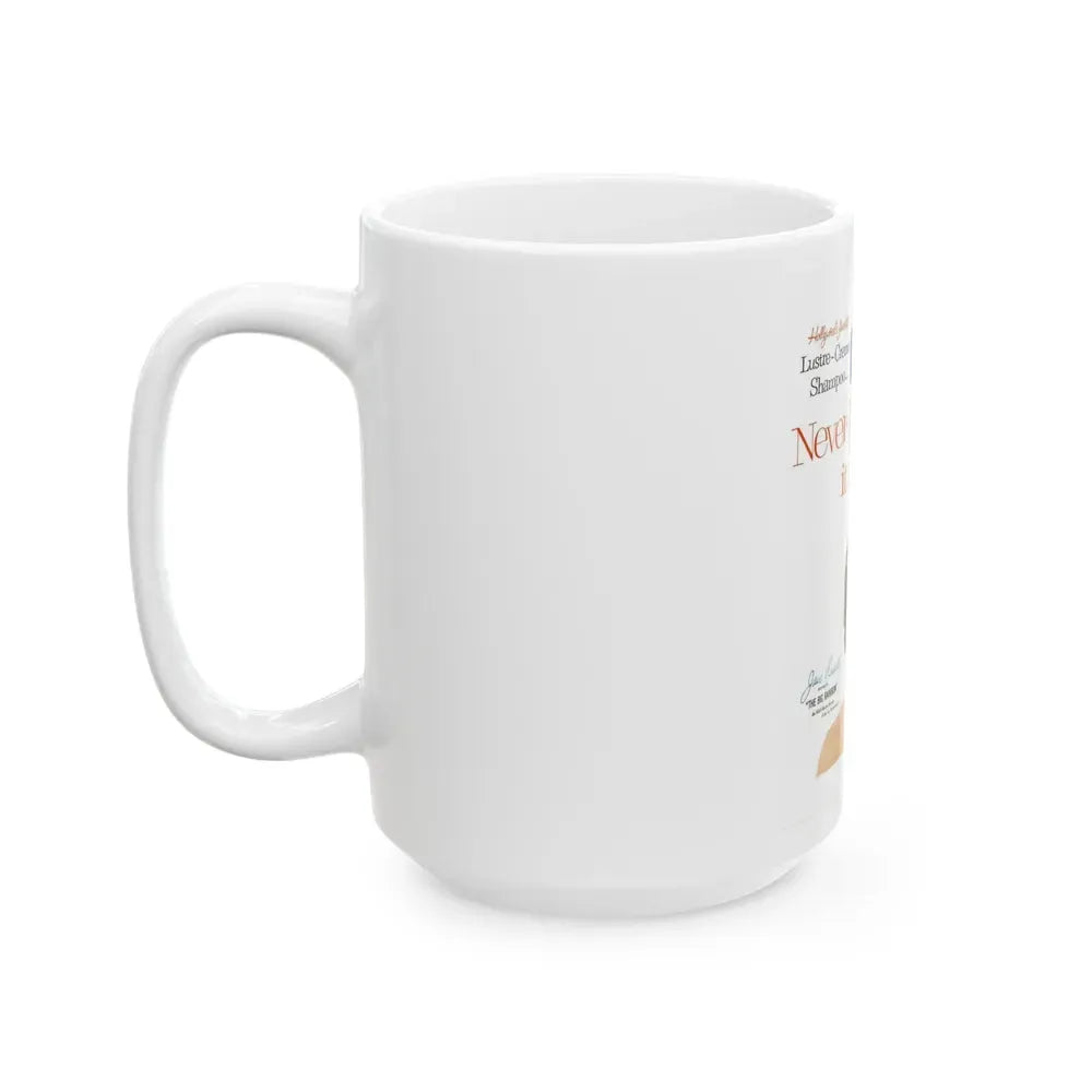 Jane Russell #215 - Vintage Shampoo Add (Vintage Female Icon) White Coffee Mug - Go Mug Yourself