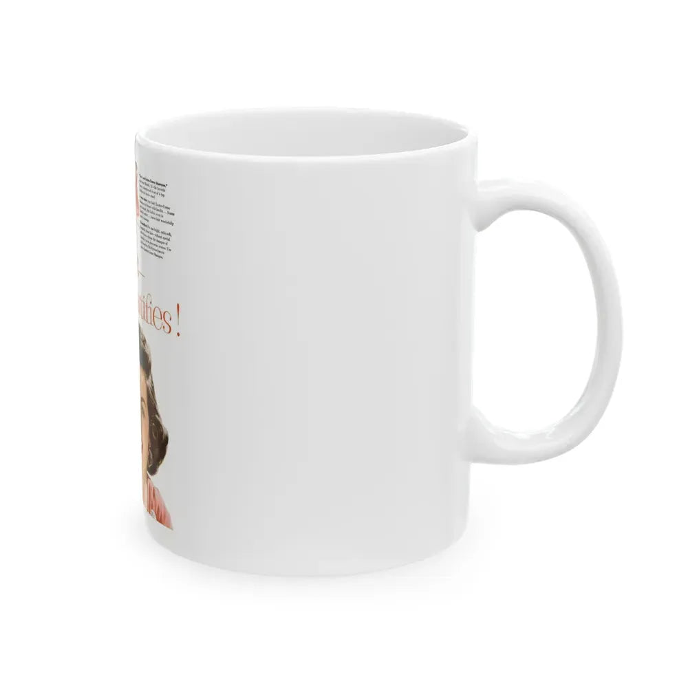 Jane Russell #215 - Vintage Shampoo Add (Vintage Female Icon) White Coffee Mug - Go Mug Yourself
