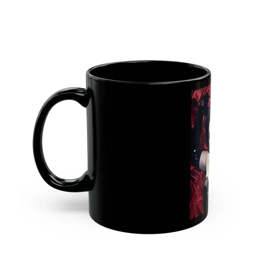 Jane Russell #221 (Vintage Female Icon) Black Coffee Mug - Go Mug Yourself