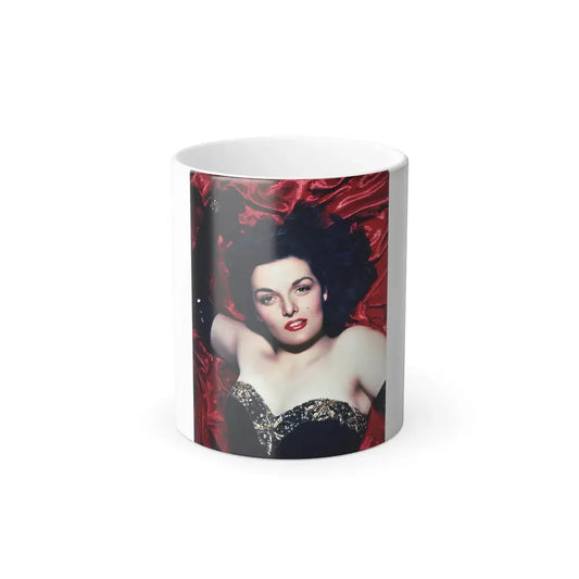 Jane Russell #221 (Vintage Female Icon) Color Changing Coffee Mug 11oz - Go Mug Yourself