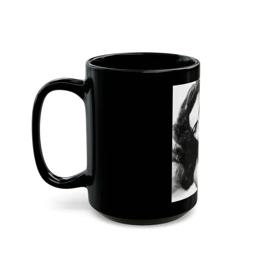 Jane Russell #224 (Vintage Female Icon) Black Coffee Mug - Go Mug Yourself