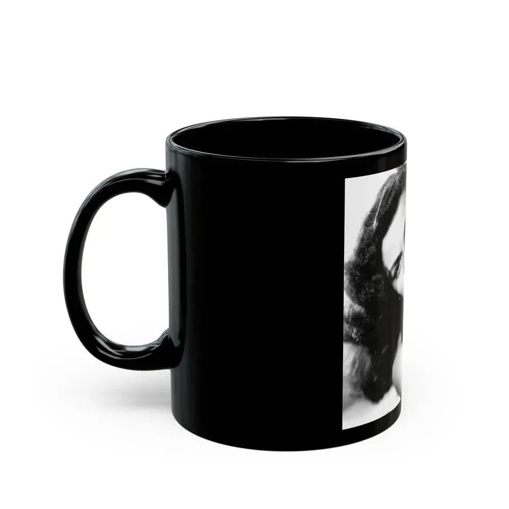 Jane Russell #224 (Vintage Female Icon) Black Coffee Mug - Go Mug Yourself