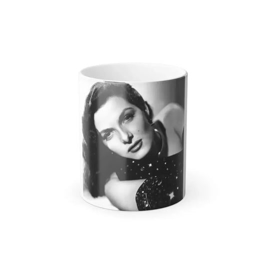 Jane Russell #224 (Vintage Female Icon) Color Changing Coffee Mug 11oz - Go Mug Yourself