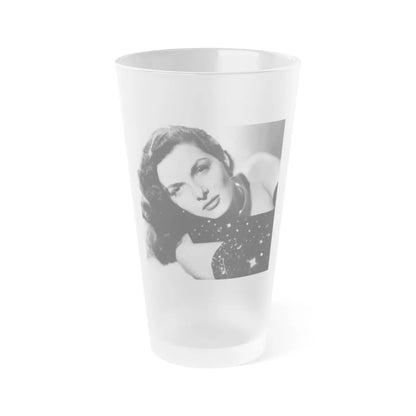 Jane Russell #224 (Vintage Female Icon) Frosted Pint Glass 16oz-16oz-Frosted-Go Mug Yourself