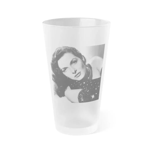 Jane Russell #224 (Vintage Female Icon) Frosted Pint Glass 16oz 16oz Frosted - Go Mug Yourself