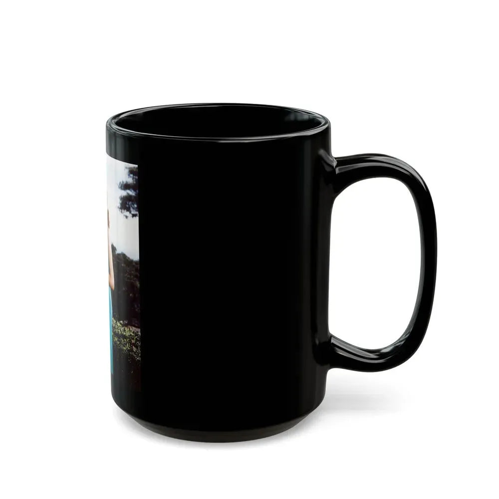 Jane Russell #225 (Vintage Female Icon) Black Coffee Mug - Go Mug Yourself