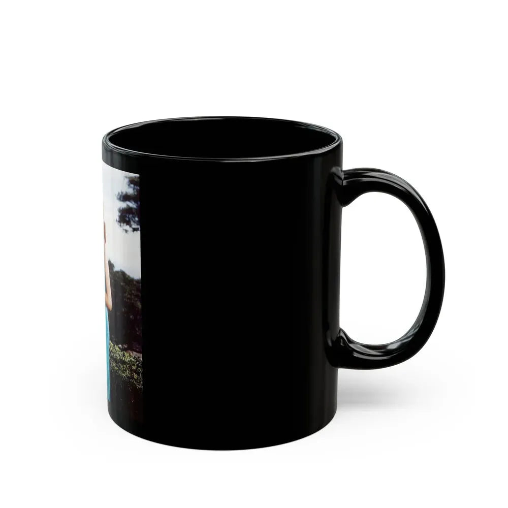Jane Russell #225 (Vintage Female Icon) Black Coffee Mug - Go Mug Yourself
