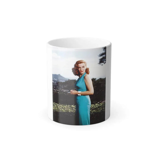 Jane Russell #225 (Vintage Female Icon) Color Changing Coffee Mug 11oz - Go Mug Yourself