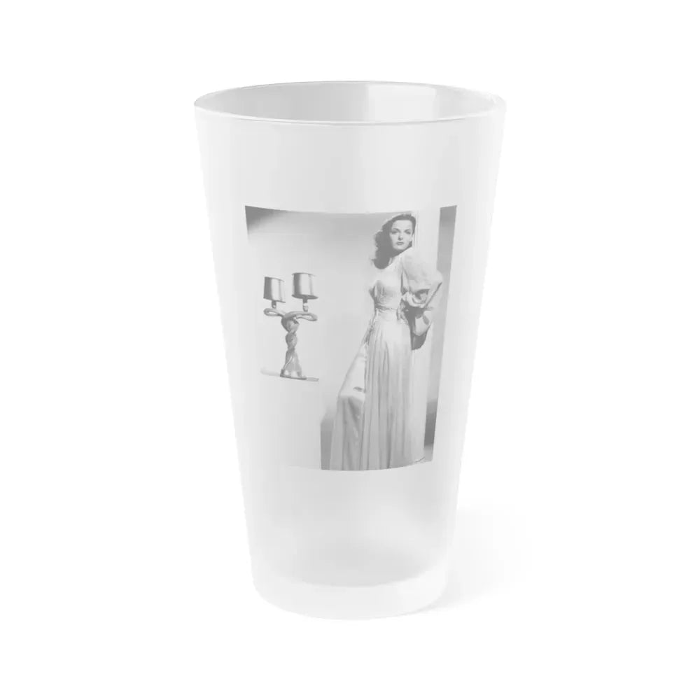 Jane Russell #227 (Vintage Female Icon) Frosted Pint Glass 16oz 16oz Frosted - Go Mug Yourself