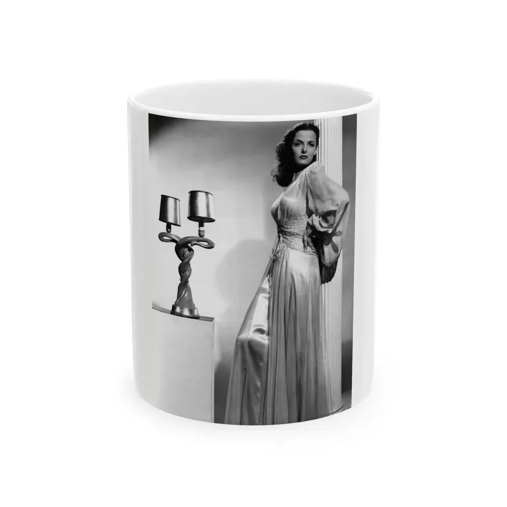 Jane Russell #227 (Vintage Female Icon) White Coffee Mug 11oz - Go Mug Yourself