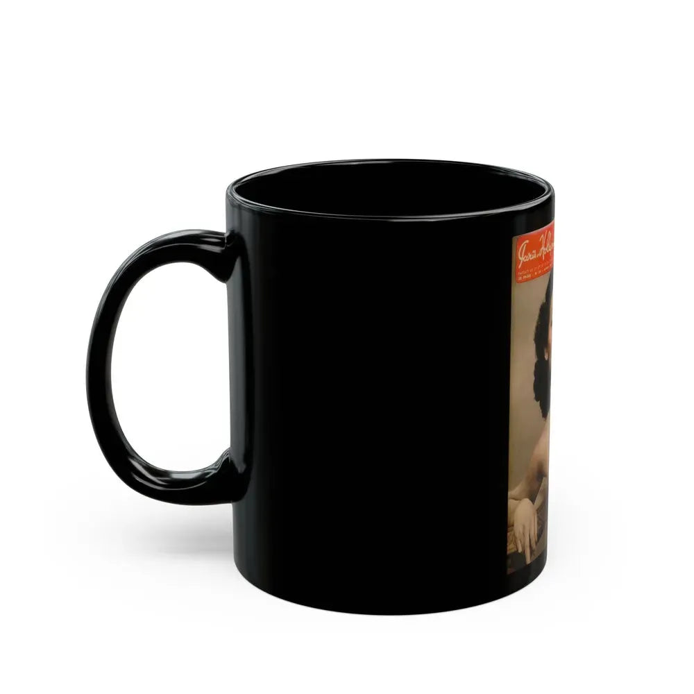 Jane Russell #229 - Mag. Cover (Vintage Female Icon) Black Coffee Mug - Go Mug Yourself