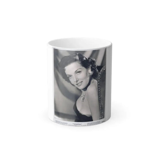 Jane Russell #231 (Vintage Female Icon) Color Changing Coffee Mug 11oz - Go Mug Yourself