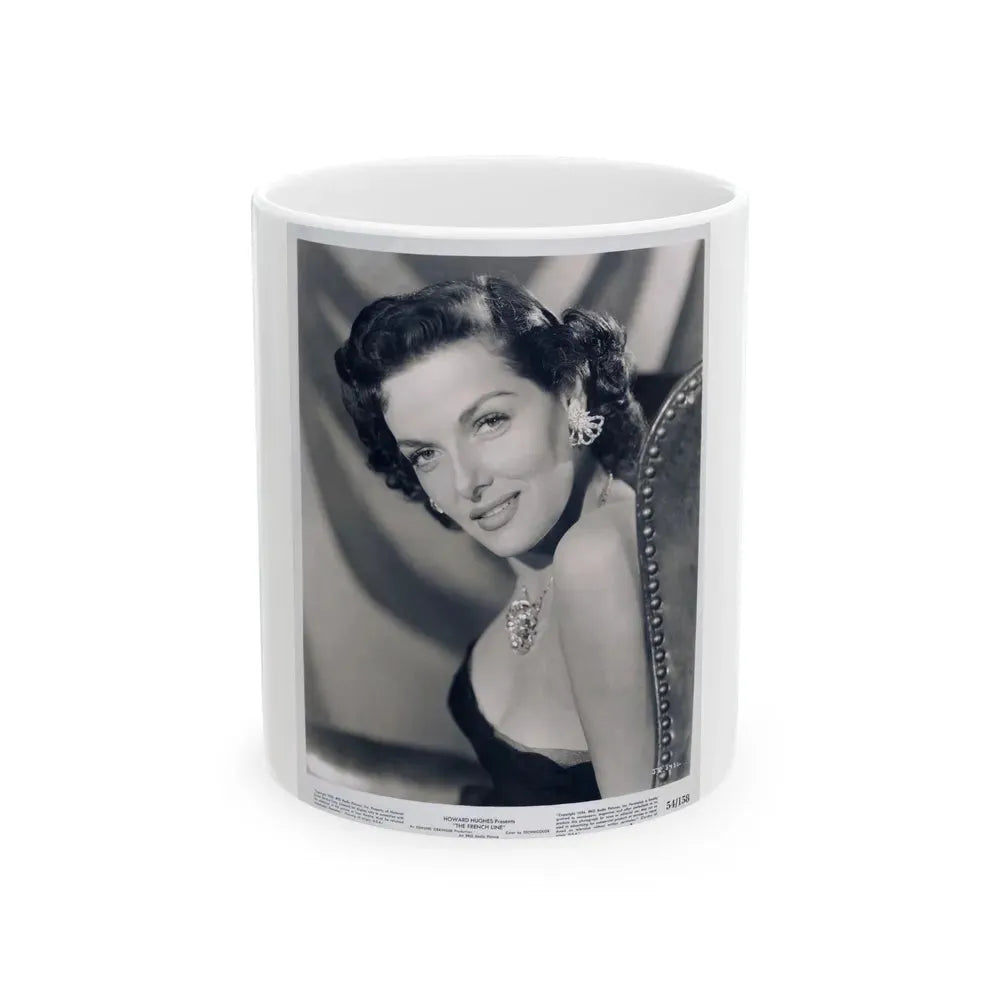 Jane Russell #231 (Vintage Female Icon) White Coffee Mug 11oz - Go Mug Yourself