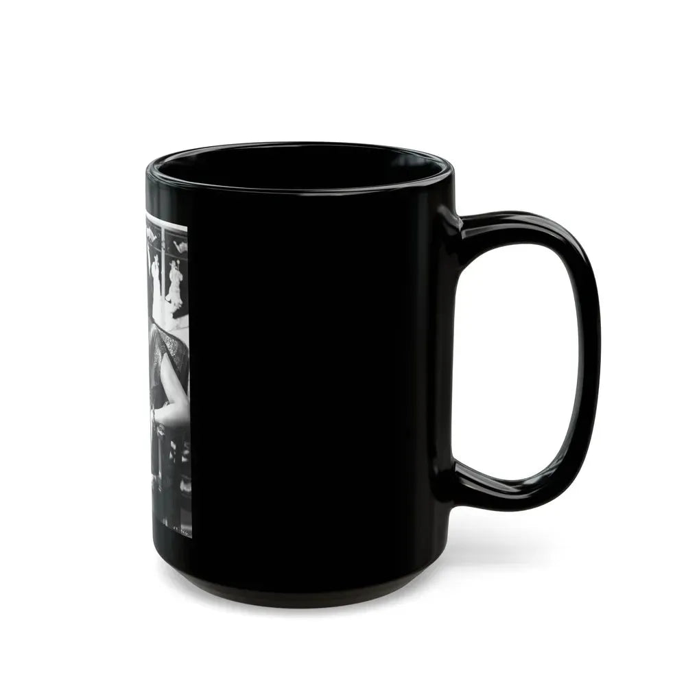 Jane Russell #232 (Vintage Female Icon) Black Coffee Mug - Go Mug Yourself
