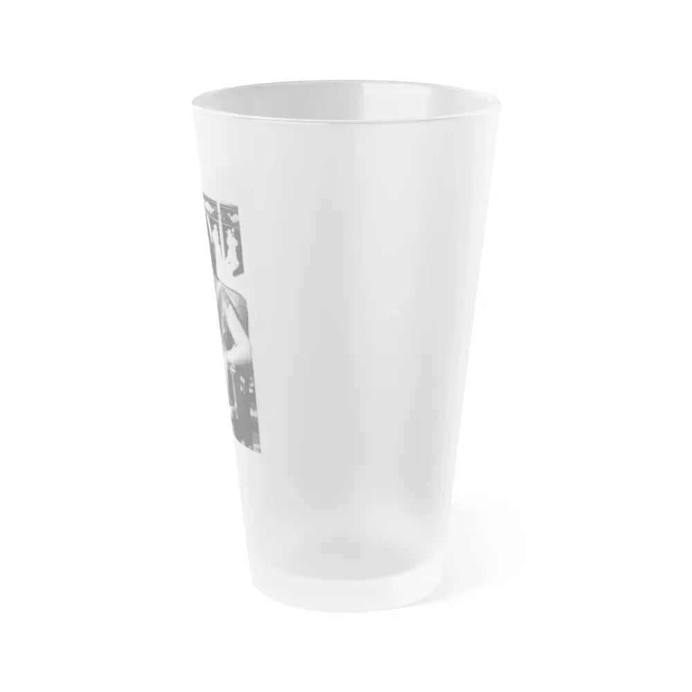 Jane Russell #232 (Vintage Female Icon) Frosted Pint Glass 16oz - Go Mug Yourself