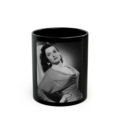 Jane Russell #233 (Vintage Female Icon) Black Coffee Mug 11oz - Go Mug Yourself