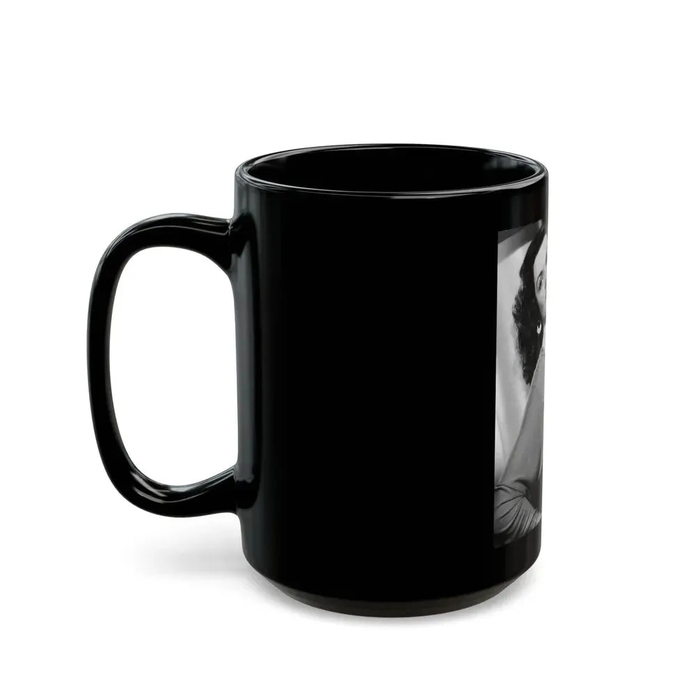 Jane Russell #233 (Vintage Female Icon) Black Coffee Mug - Go Mug Yourself