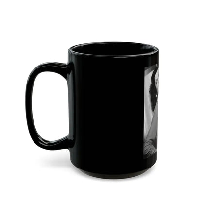 Jane Russell #233 (Vintage Female Icon) Black Coffee Mug - Go Mug Yourself
