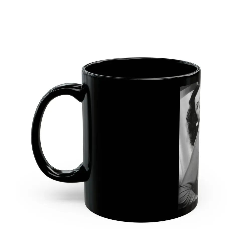 Jane Russell #233 (Vintage Female Icon) Black Coffee Mug - Go Mug Yourself