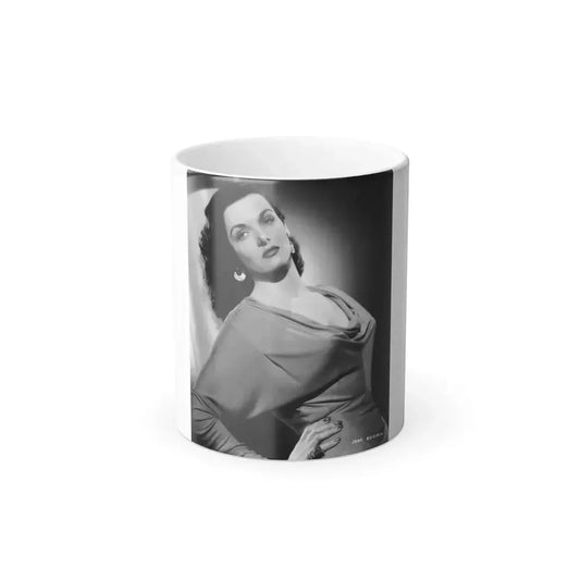 Jane Russell #233 (Vintage Female Icon) Color Changing Coffee Mug 11oz - Go Mug Yourself