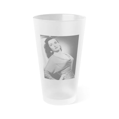 Jane Russell #233 (Vintage Female Icon) Frosted Pint Glass 16oz-16oz-Frosted-Go Mug Yourself