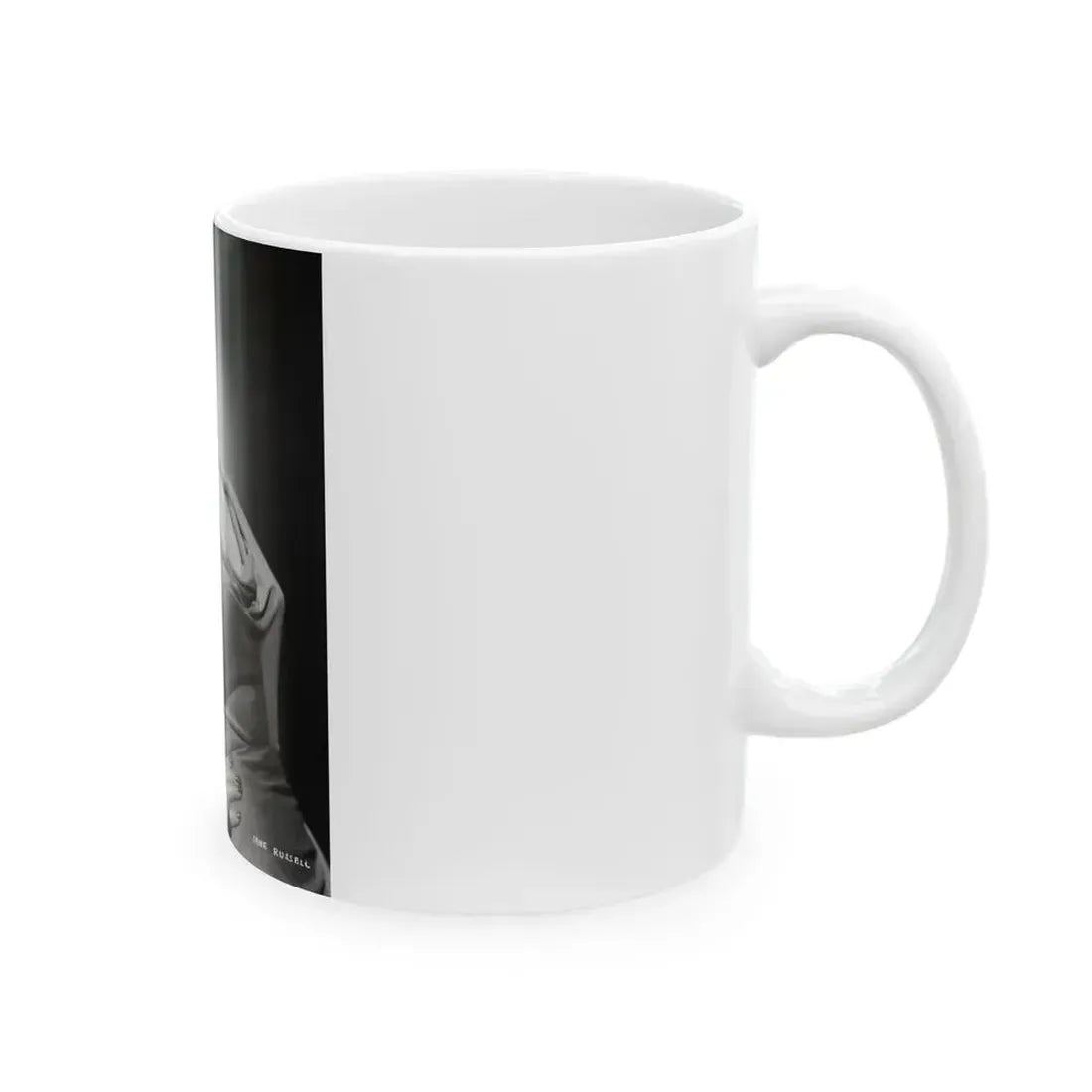 Jane Russell #233 (Vintage Female Icon) White Coffee Mug - Go Mug Yourself