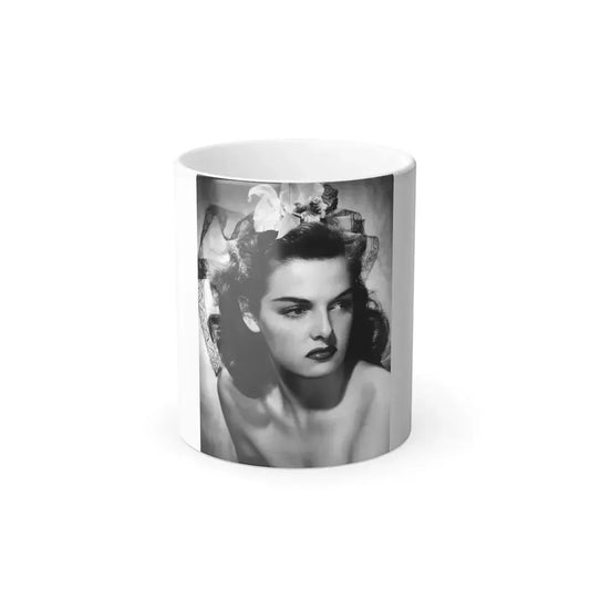 Jane Russell #234 (Vintage Female Icon) Color Changing Coffee Mug 11oz - Go Mug Yourself