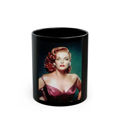 Jane Russell #236 (Vintage Female Icon) Black Coffee Mug 11oz - Go Mug Yourself